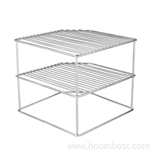 3 Tier Kitchen Shelf Metal Organizer Jar Holder